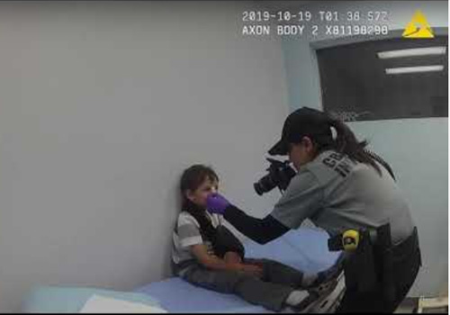 Lapel cam shows 4-year-old 2 months before he was killed